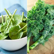 kale and spinach
